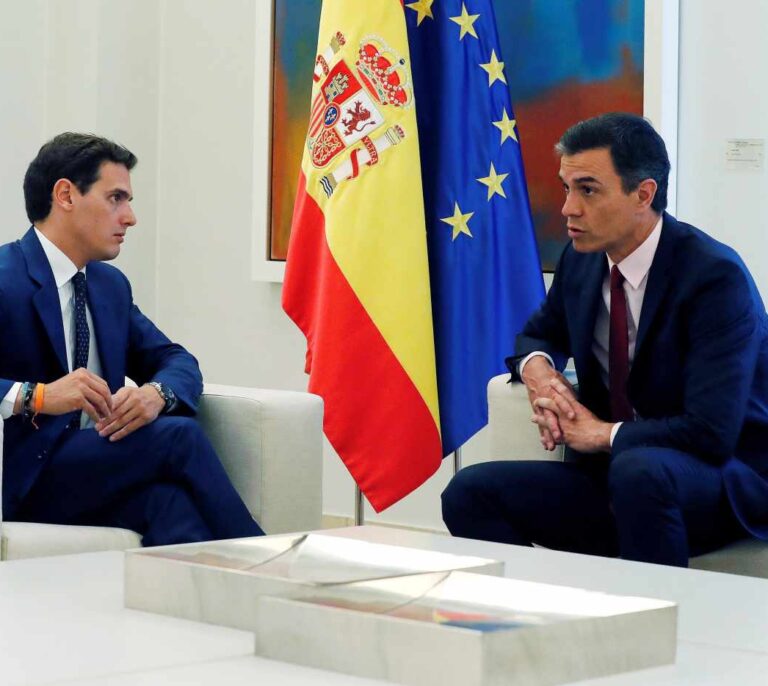 Rivera no apoyará a Sánchez, pero le ofrece cuatro pactos de estado