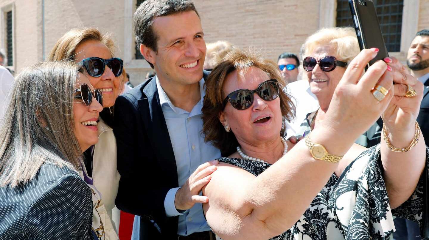 Pablo Casado, en un acto en Valencia.