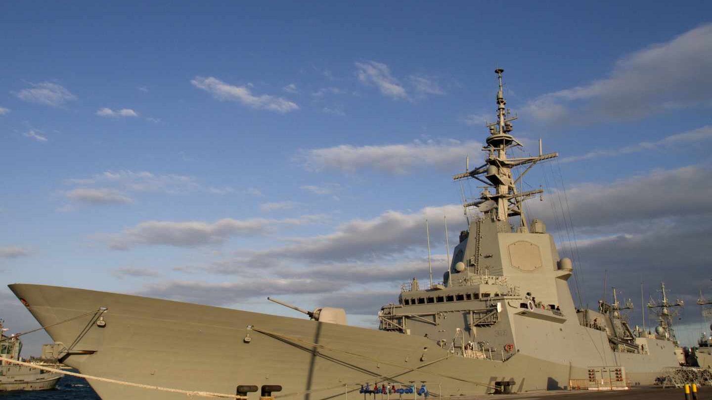 La fragata 'Méndez Núñez'.
