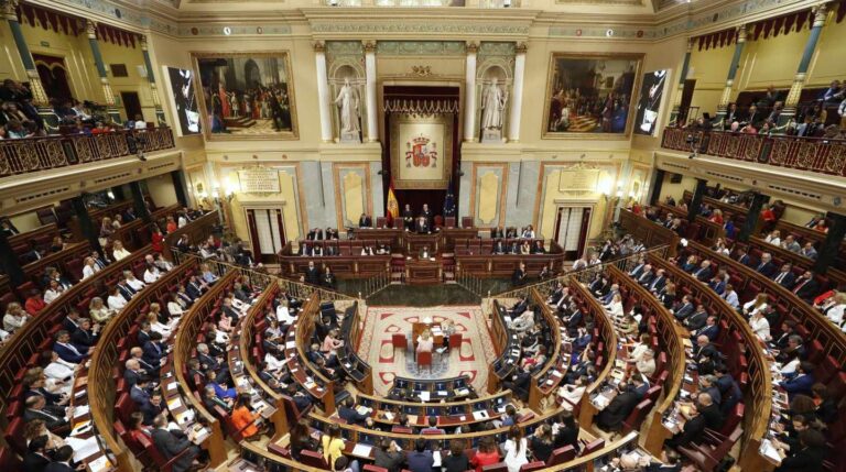 Vista general del hemiclíco del Congreso de los Diputados