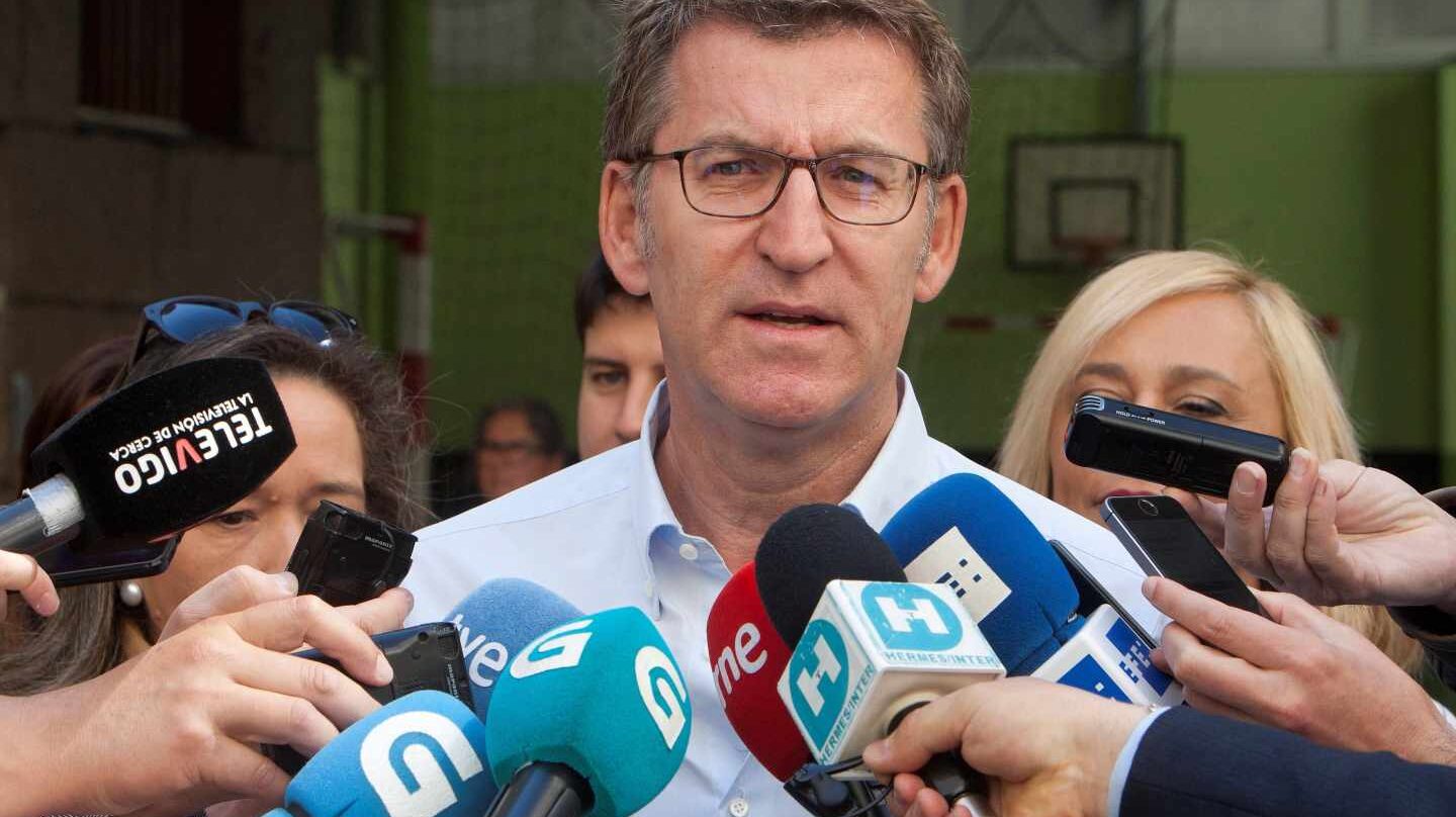 El presidente de la Xunta gallega, Alberto Níñez Feijóo