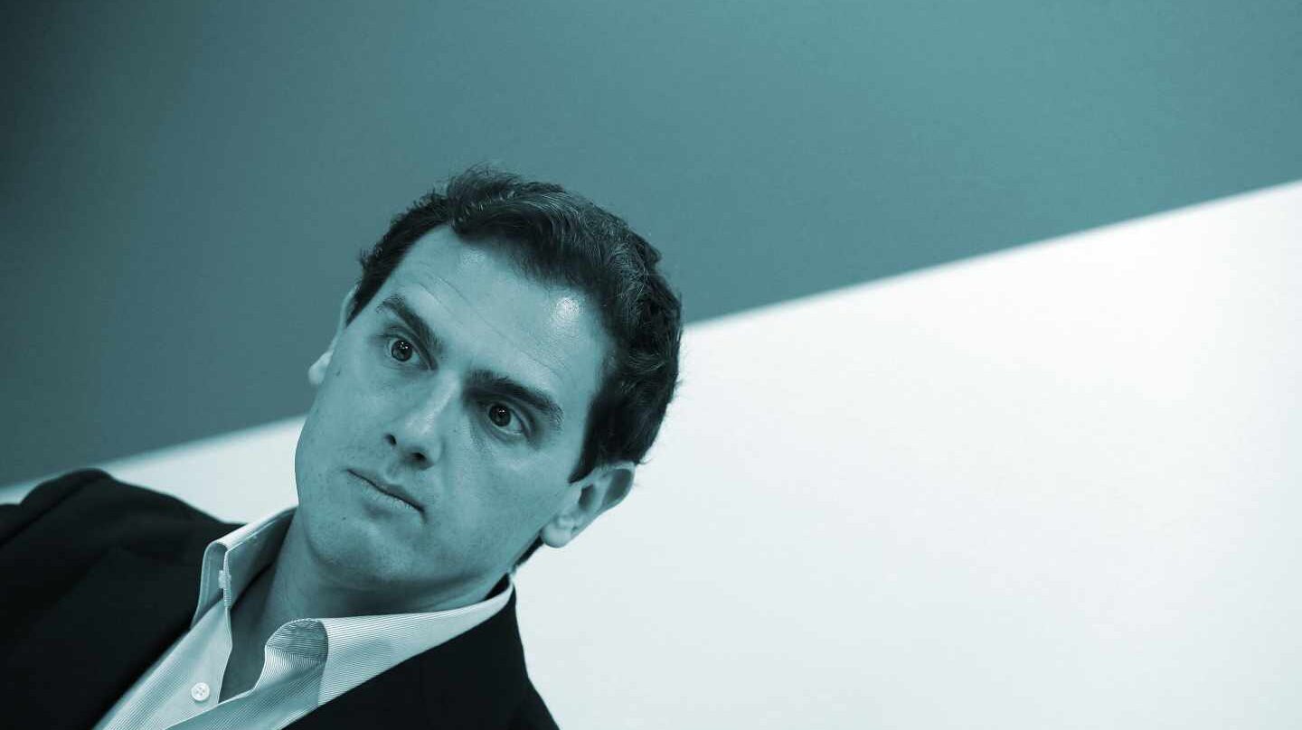 El presidente de Ciudadanos, Albert Rivera, durante la reunión del Comité Permanente de Ciudadanos, en la que analizarán los resultados de las elecciones generales, este lunes en la sede del partido en Madrid.