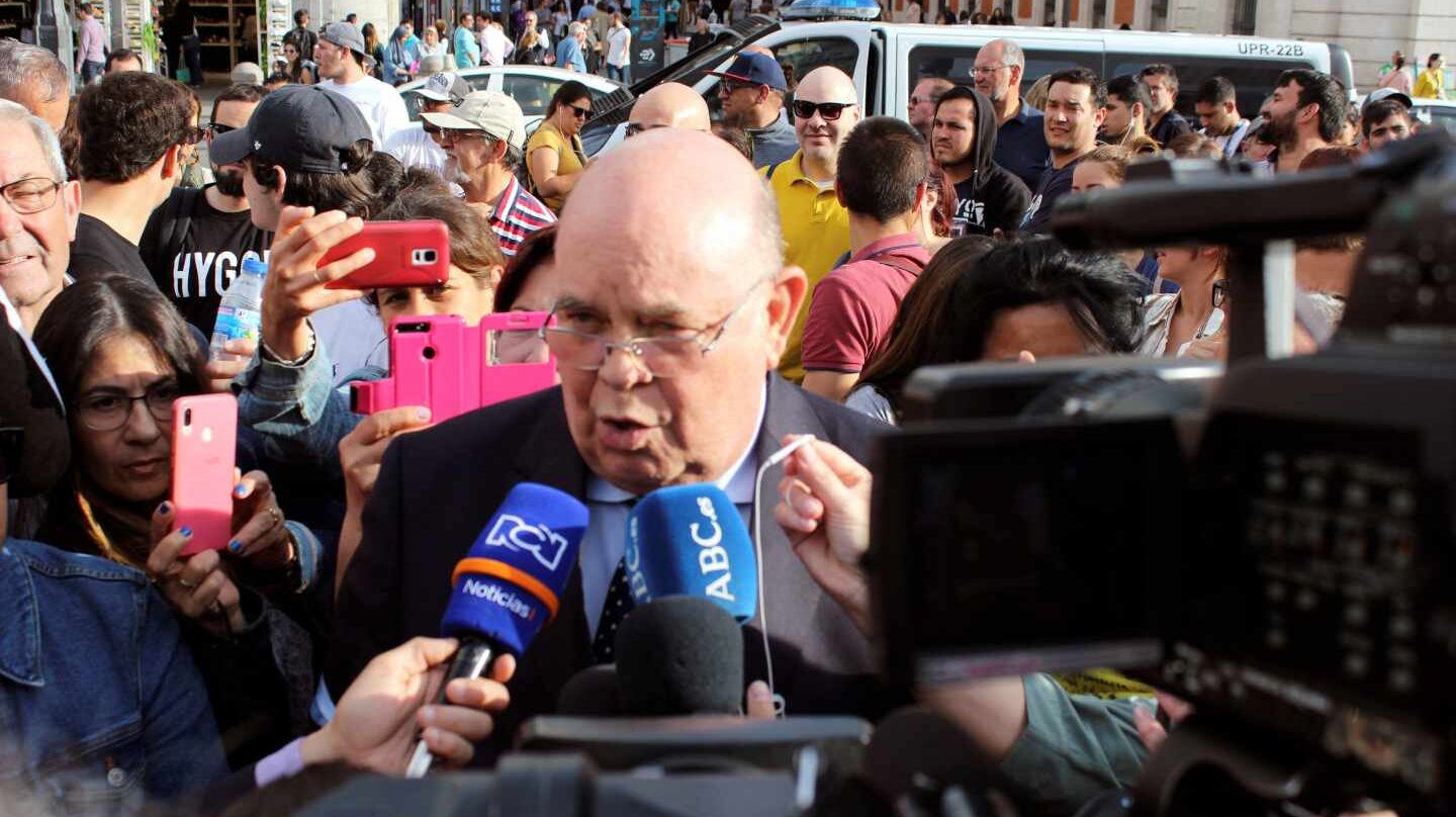 Antonio Ecarri, embajador del presidente Juan Guaidó en España, el martes en Madrid.