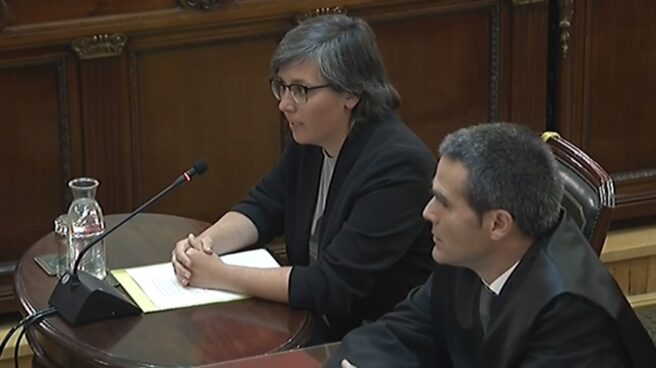 Mireia Boya, en el Tribunal Supremo.