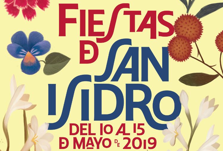 Cartel de las Fiestas de San Isidro 2019.