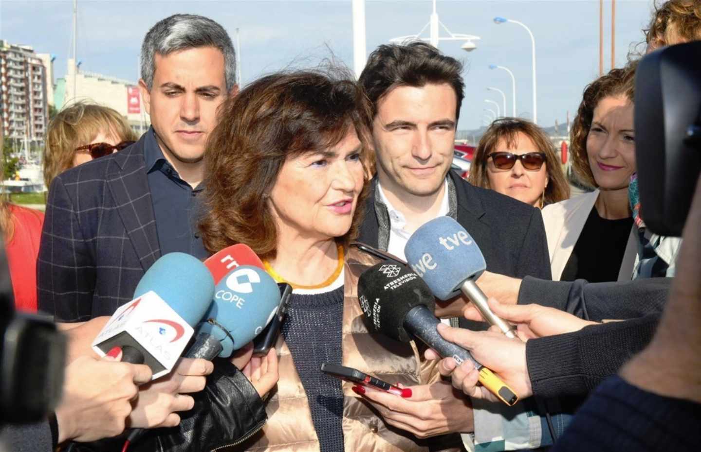 La vicepresidenta del Gobierno en funciones, Carmen Calvo