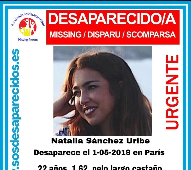 Buscan a Natalia, una estudiante española que desapareció en París hace cinco días