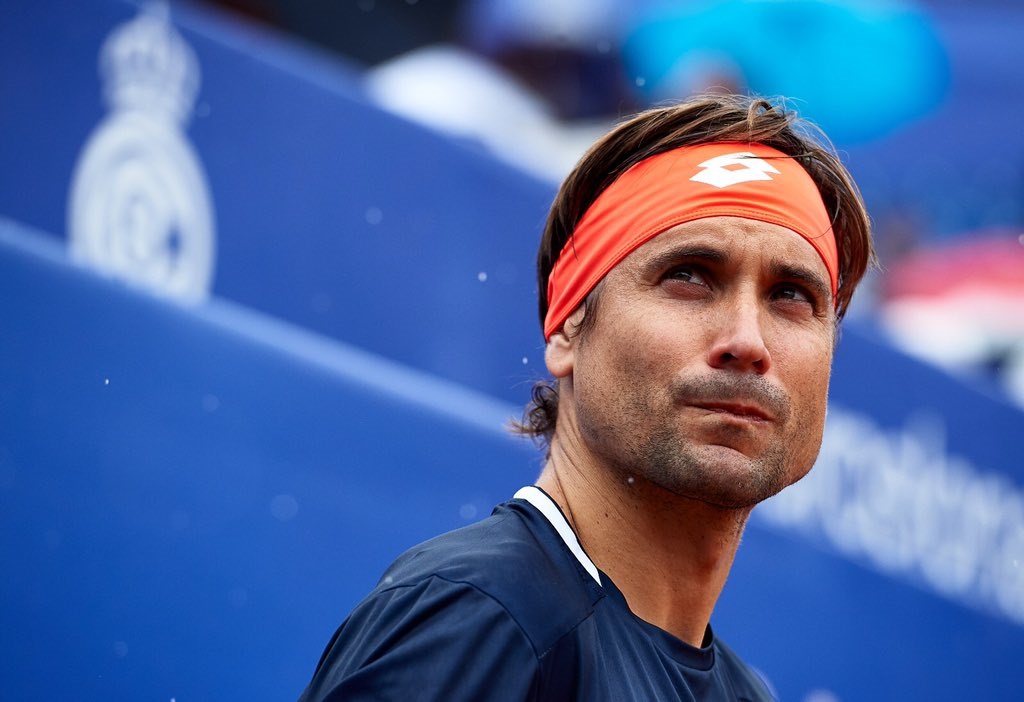 David Ferrer en el Torneo Godó de 2019.