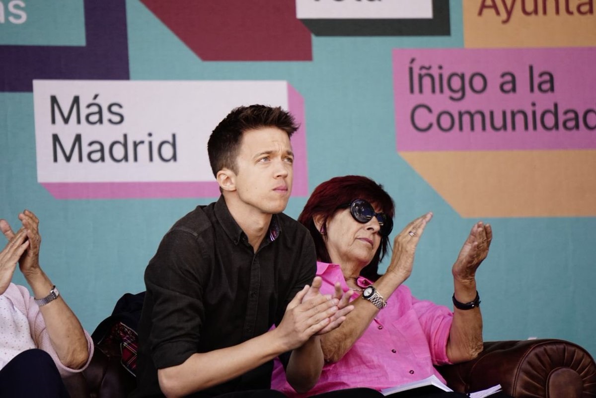 Íñigo Errejón, en un acto de Más Madrid.