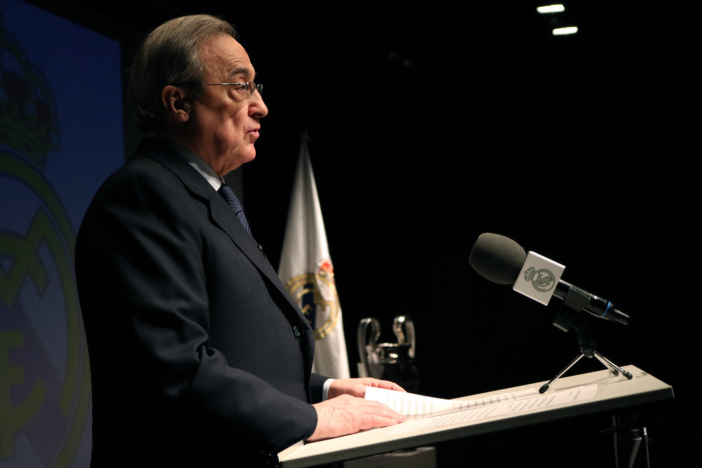 Florentino Pérez, presidente del Real Madrid.