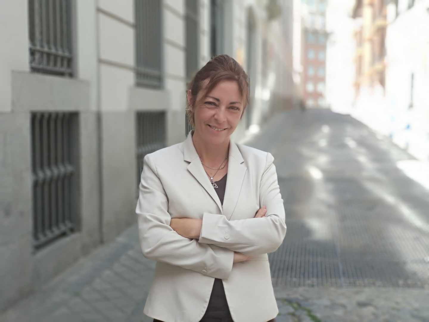 Olga Jímenez, ex presidenta de la Comisión de Garantías de Podemos y candidata de Más Madrid a la alcaldía de Alcorcón
