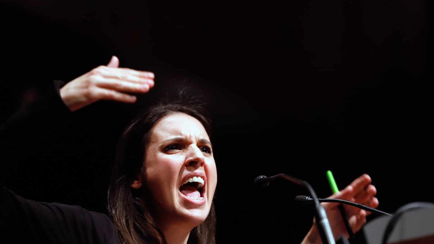Irene Montero, número dos de Podemos y portavoz parlamentaria