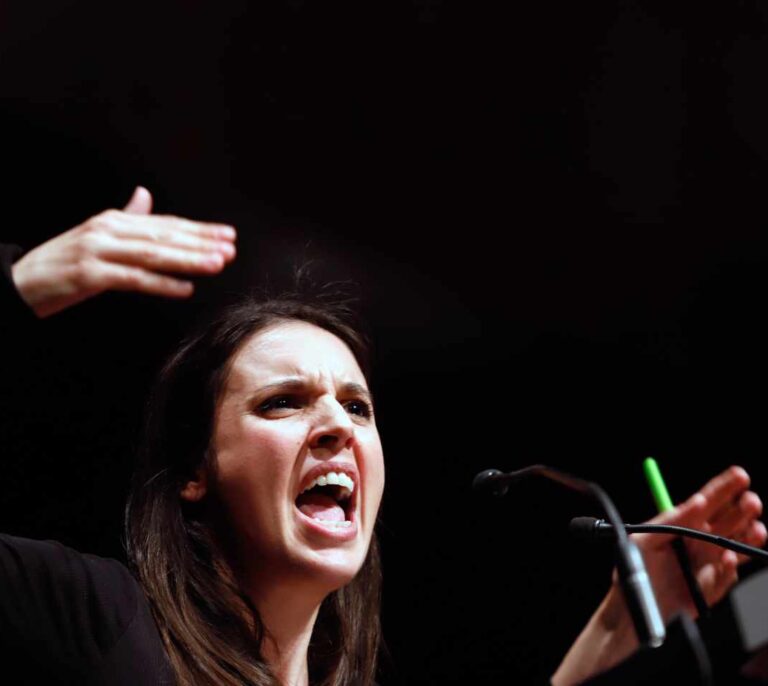 Irene Montero abronca a los barones de Podemos y les culpa del mal resultado el 28A