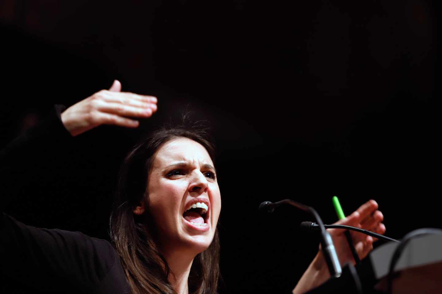 Irene Montero, número dos de Podemos y portavoz parlamentaria