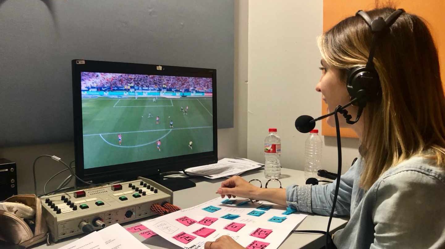 La periodista deportiva, Danae Boronat.