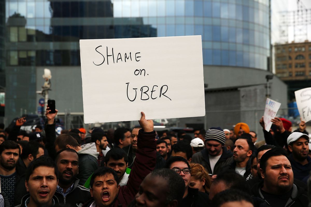 Los conductores de Uber en EEUU convocan paros a dos días de la salida a bolsa