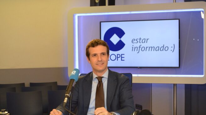 Pablo Casado, en la Cadena Cope.