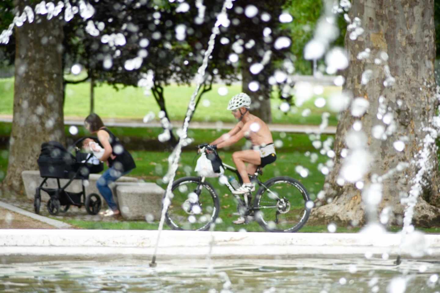 Las temperaturas suben hasta los 37 grados.