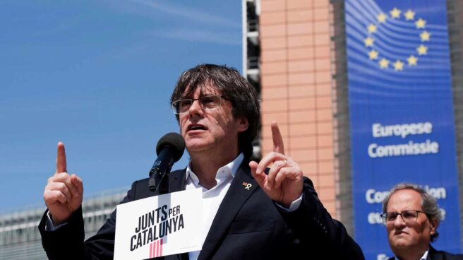 carles_puigdemont_elecciones_europeas Carles Puigdemont, candidato de Junts en las elecciones europeas.