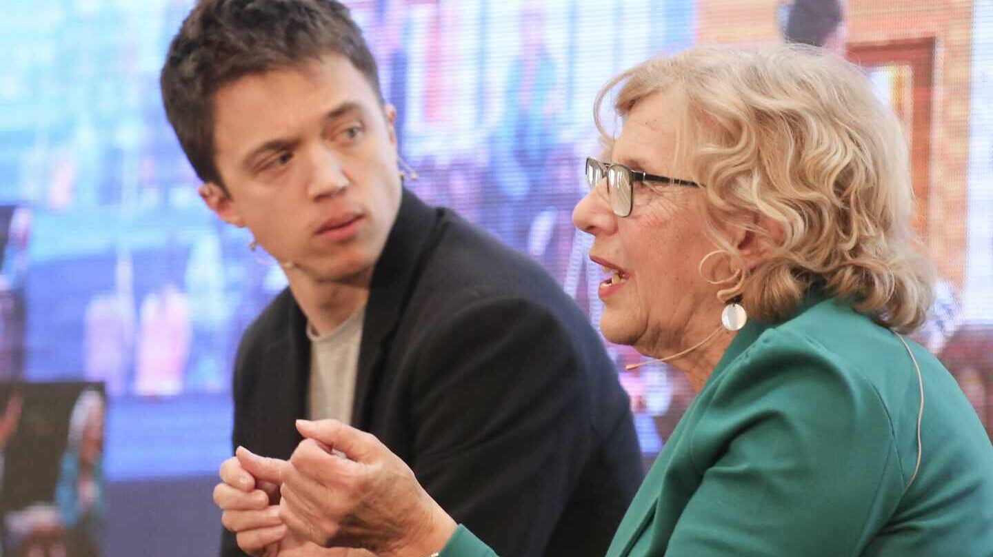 Íñigo Errejón y Manuela Carmena.