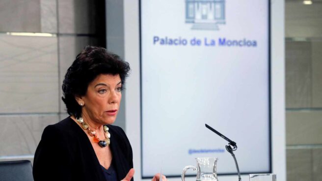 Isabel Celaá, portavoz del Gobierno.