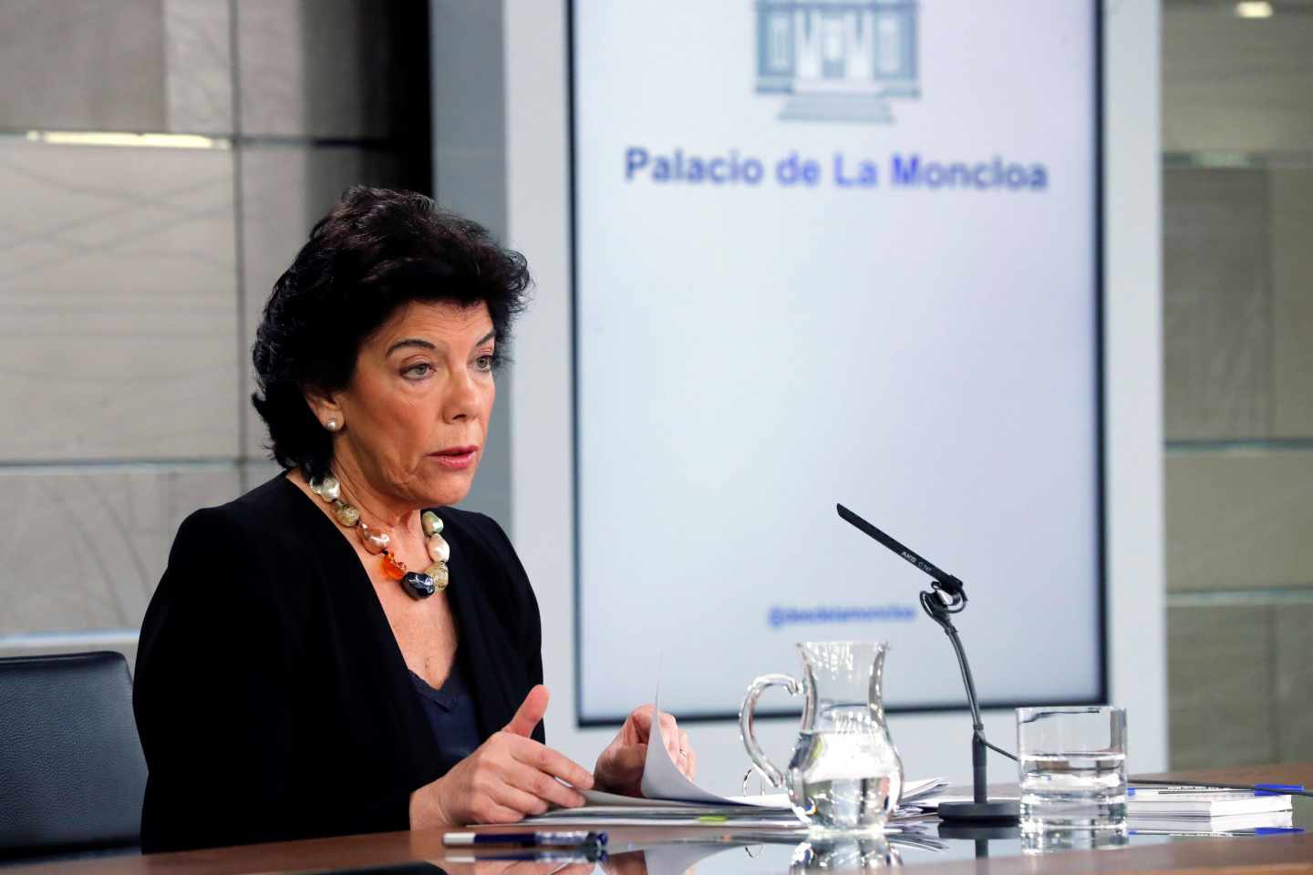 Isabel Celaá, portavoz del Gobierno.