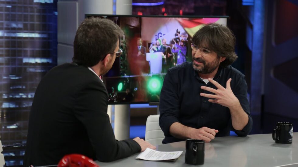 Pablo Motos y Jordi Évole, en 'El Hormiguero'.