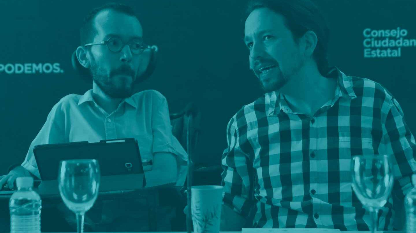 Pablo Echenique y Pablo Iglesias.