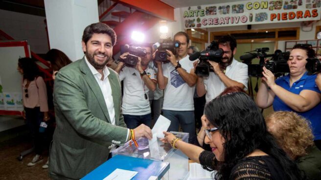 Fernando López Miras, líder del PP en Murcia.