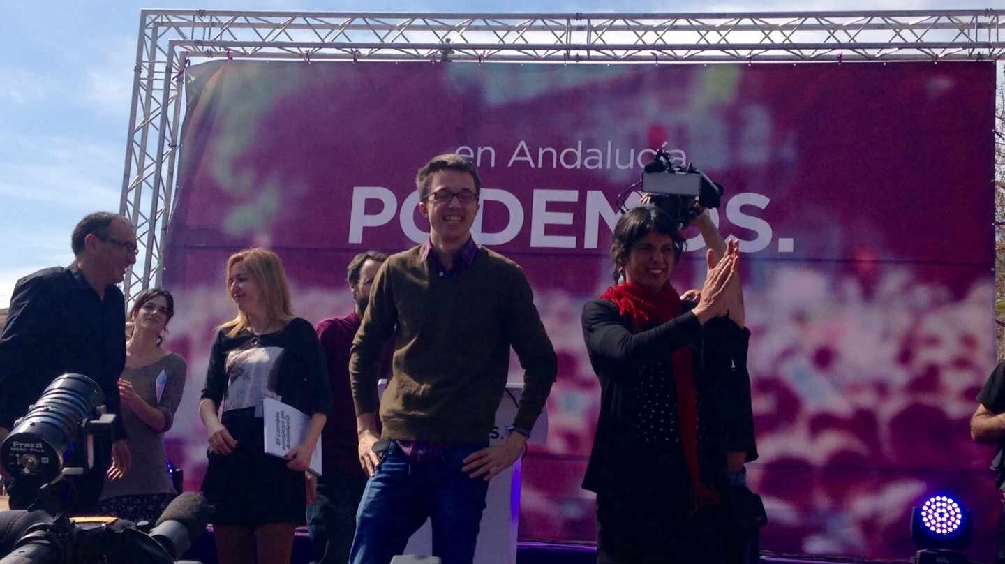 Iñigo Errejón y Teresa Rodríguez.