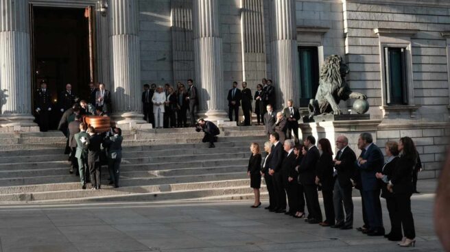 Capilla ardiente de Alfredo Pérez Rubalcaba en el Congreso de los Diputados