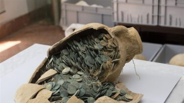 El tesoro de Tomares, el hallazgo de monedas romanas tasadas en más de 450.000€