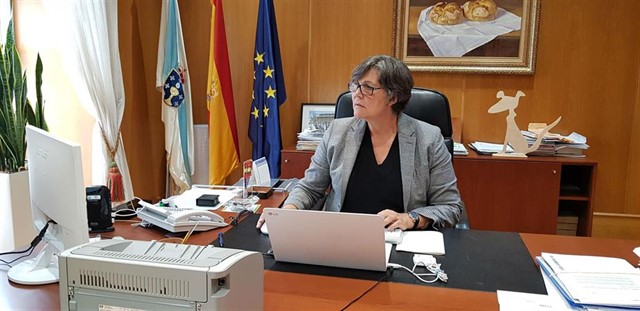 La alcaldesa de O Porriño, Eva García de la Torre.