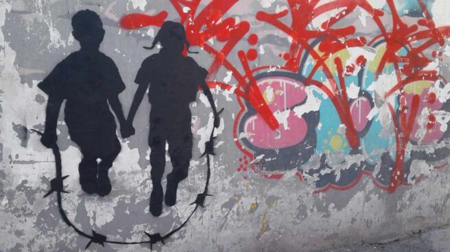 Cake $, el otro Banksy del muro de Cisjordania