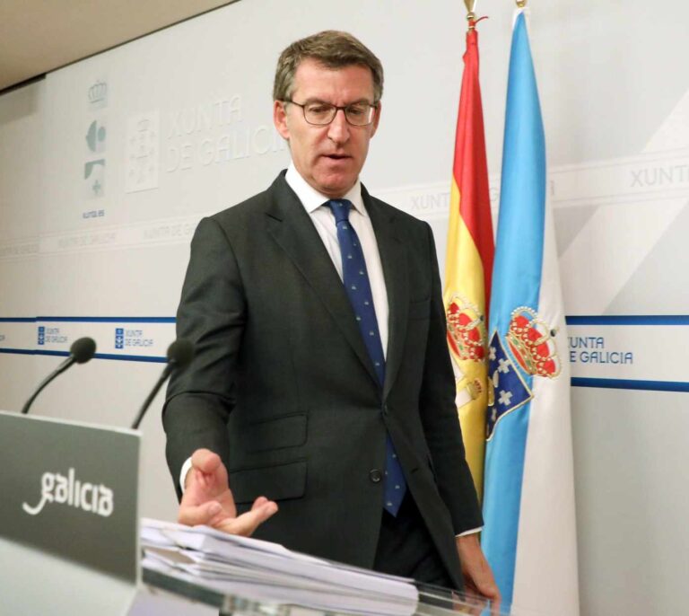 Feijóo critica los "errores de estrategia y de posicionamiento político" de Casado