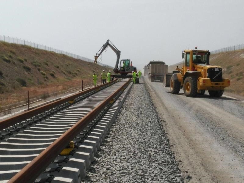 Obras de mantenimiento del AVE.