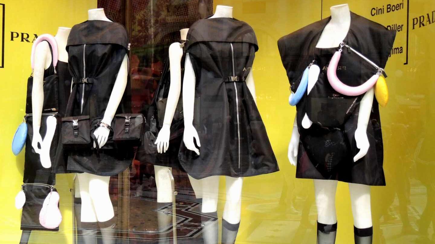 Colección de Prada, presentada en Milán.