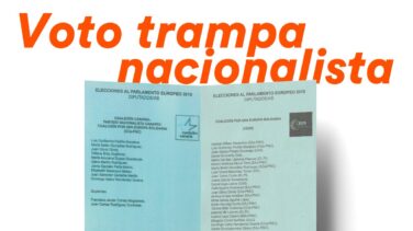 La 'trampa' nacionalista para ocultar las coaliciones en las papeletas de las europeas