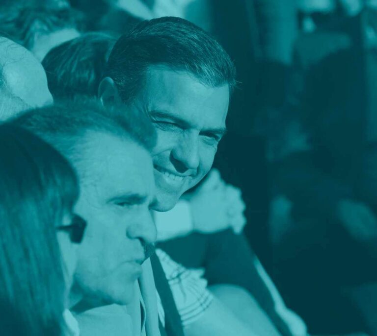 Pedro Sánchez, sonrisa de ganador