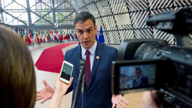 Pedro Sánchez, en Bruselas.