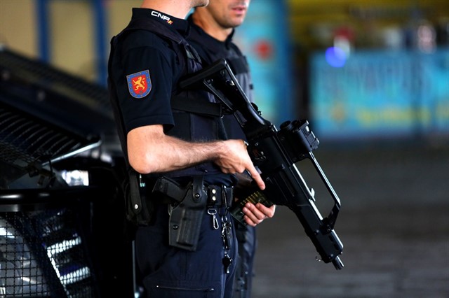 Policía colombiana.