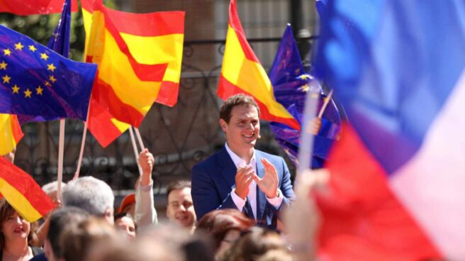 Albert Rivera, en un mitin en Madrid.