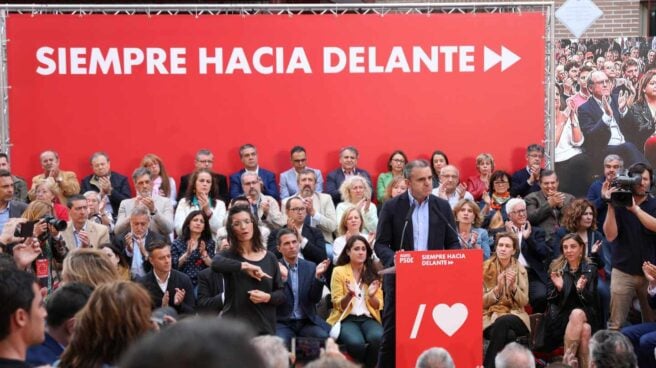rUBALCABA Ovación para Rubalcaba en el inicio de la campaña del PSOE en Madrid.