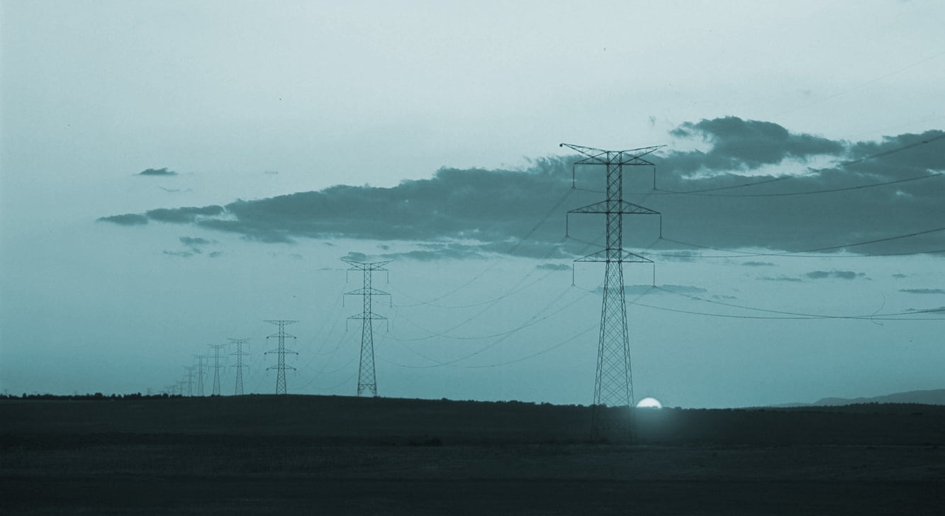 Tendidos de Red Eléctrica de España.