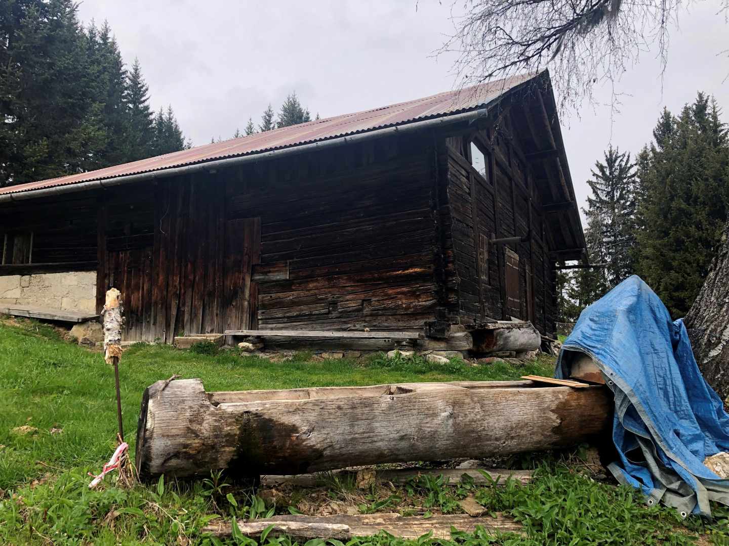 Refugio de montaña en el que se escondía el etarra Josu Ternera, en los Alpes franceses.