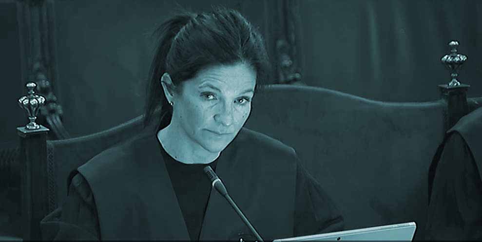 Rosa María Seoane, abogada del Estado, en el Supremo.