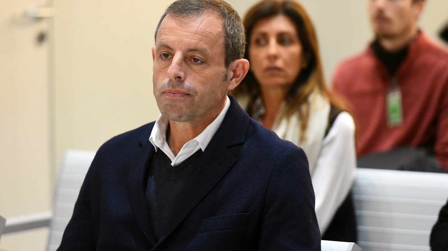 El ex presidente del Barcelona Sandro Rosell, absuelto tras dos años en prisión preventiva.