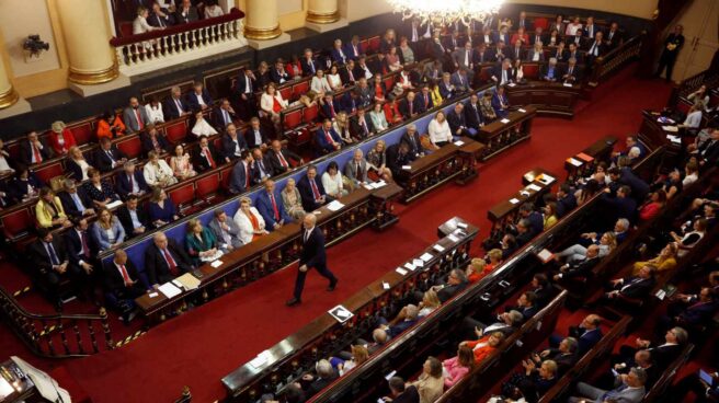 El Senado, durante la sesión constitutiva.