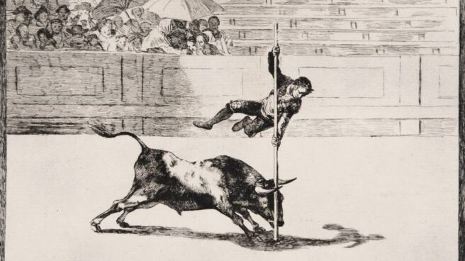tauromaquia-goya Un grabado de 'La tauromaquia', de Goya.
