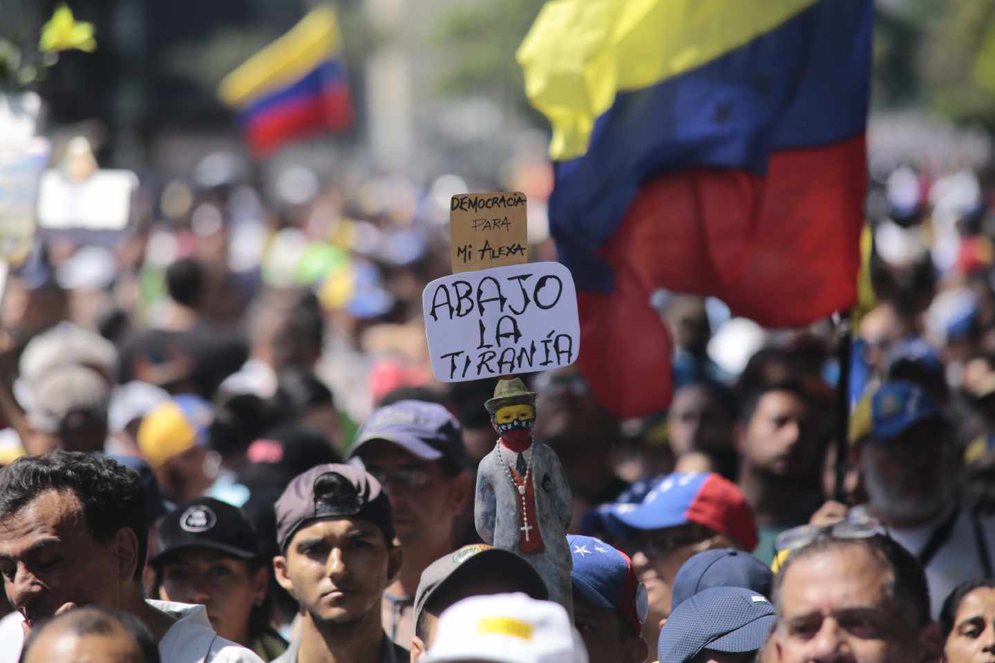 Manifestaciones en Venezuela contra Nicolás Maduro.